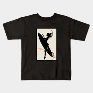 Dancing in the Surf Kids T-Shirt